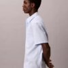 Kortärmad skjorta i Cotton Stretch med ränder och knappar Kortärmad skjorta i Cotton Stretch med ränder och knappar