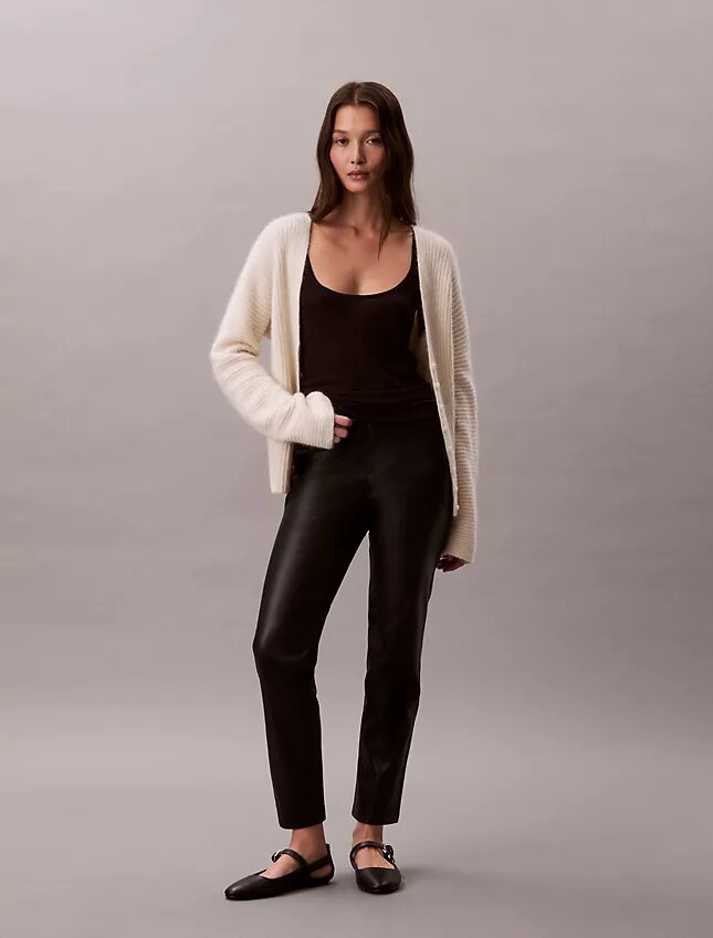 Leggings i konstläder Leggings i konstläder