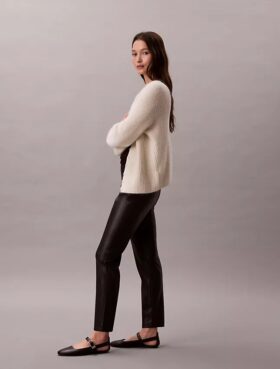 Leggings i konstläder