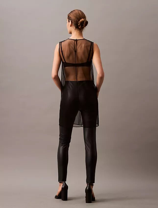 Leggings i konstläder Leggings i konstläder