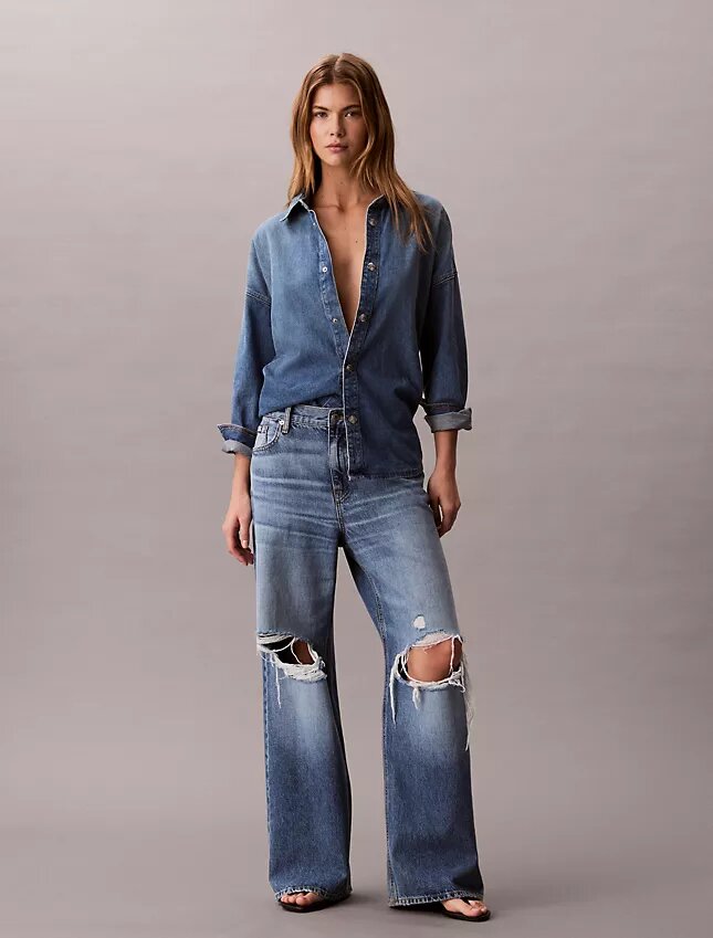 Lågmidjade baggy Jeans Lågmidjade baggy Jeans
