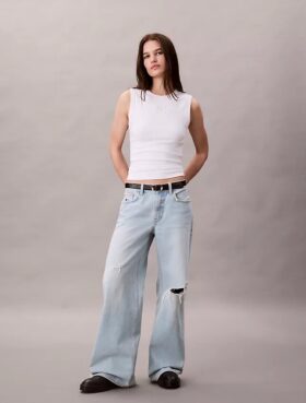 Lågmidjade baggy Jeans