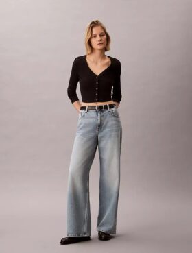 Lågmidjade baggy Jeans