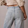 Lågmidjade baggy-Jeans med logotyp Lågmidjade baggy-Jeans med logotyp