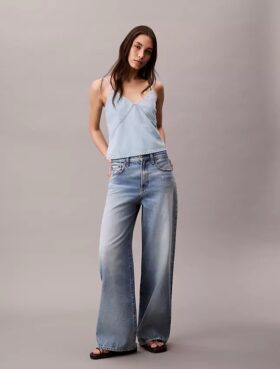 Linne i bomulls- och linneblandning för Denim-plagg