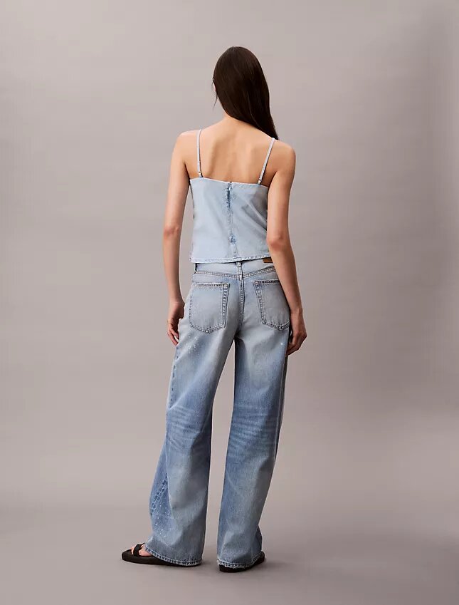 Linne i bomulls- och linneblandning för Denim-plagg Linne i bomulls- och linneblandning för Denim-plagg