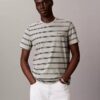 Liquid Touch Stripe T-shirt med rund hals