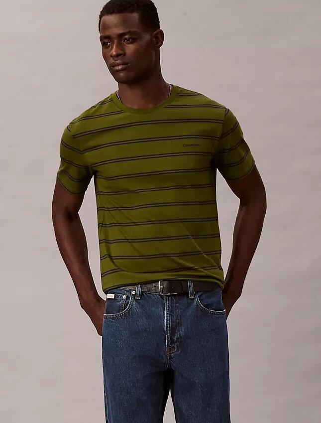 Liquid Touch Stripe T-shirt med rund hals Liquid Touch Stripe T-shirt med rund hals