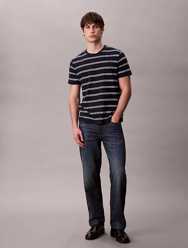 Liquid Touch Stripe T-shirt med rund hals Liquid Touch Stripe T-shirt med rund hals
