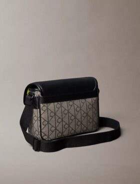 Liten messenger-väska med jacquardmönster