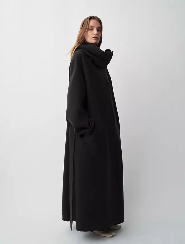 Liza-kappa med hög krage Liza-kappa med hög krage