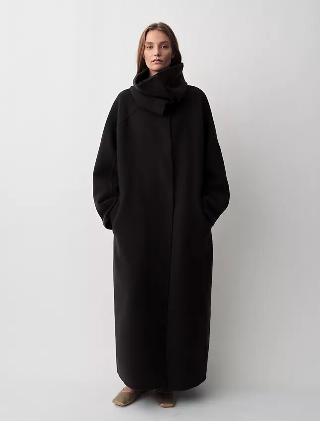 Liza-kappa med hög krage Liza-kappa med hög krage