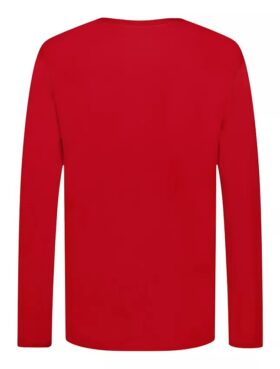 Långärmad T-shirt för pojkar med stort CKJ-logo