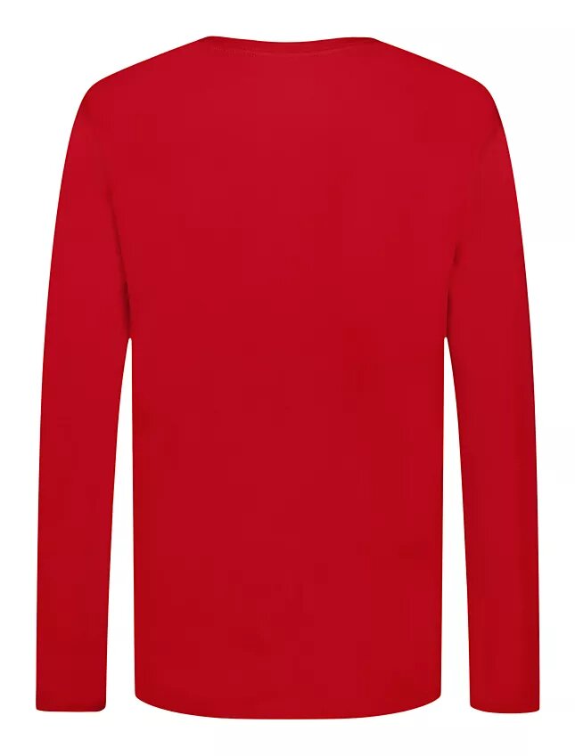 Långärmad T-shirt för pojkar med stort CKJ-logo Långärmad T-shirt för pojkar med stort CKJ-logo
