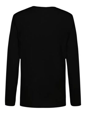 Långärmad T-shirt för pojkar med stort CKJ-logo