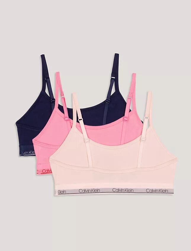 Logoband Unlined 3-pack Bralette Logoband Unlined 3-pack Bralette