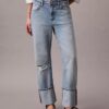 Lösa jeans med breda benslut Lösa jeans med breda benslut