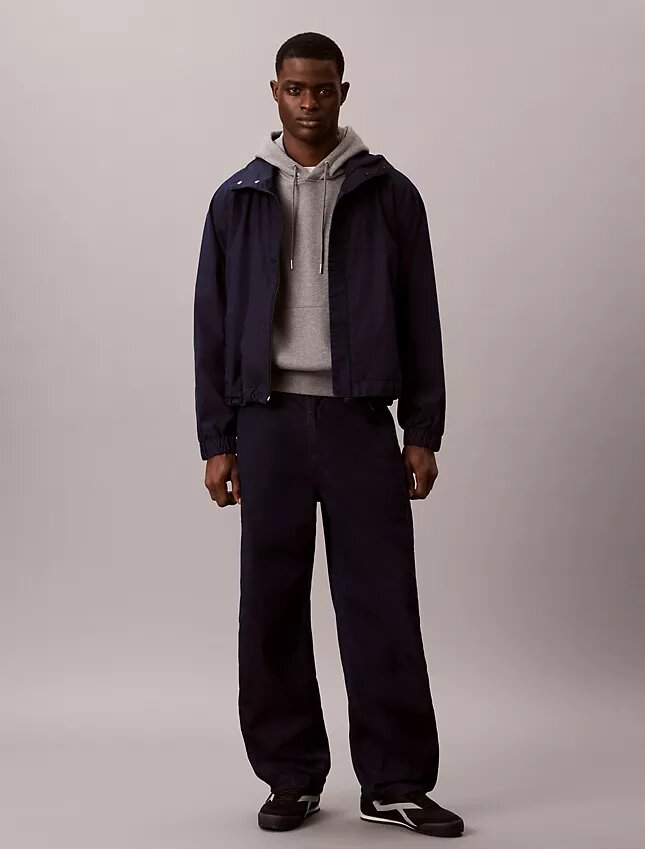 Lätta joggingbyxor i indigodenim Lätta joggingbyxor i indigodenim