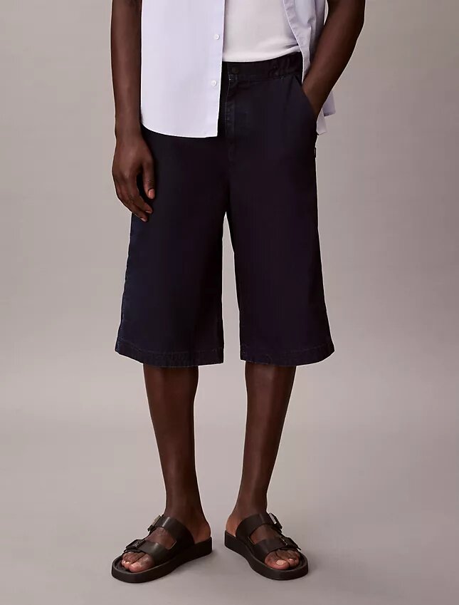 Lätta långshorts i indigodenim Lätta långshorts i indigodenim