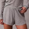 Lätta shorts i våffelstickat