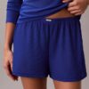 Lätta shorts i våffelstickat Lätta shorts i våffelstickat