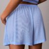 Lätta shorts i våffelstickat Lätta shorts i våffelstickat