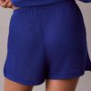 Lätta shorts i våffelstickat Lätta shorts i våffelstickat