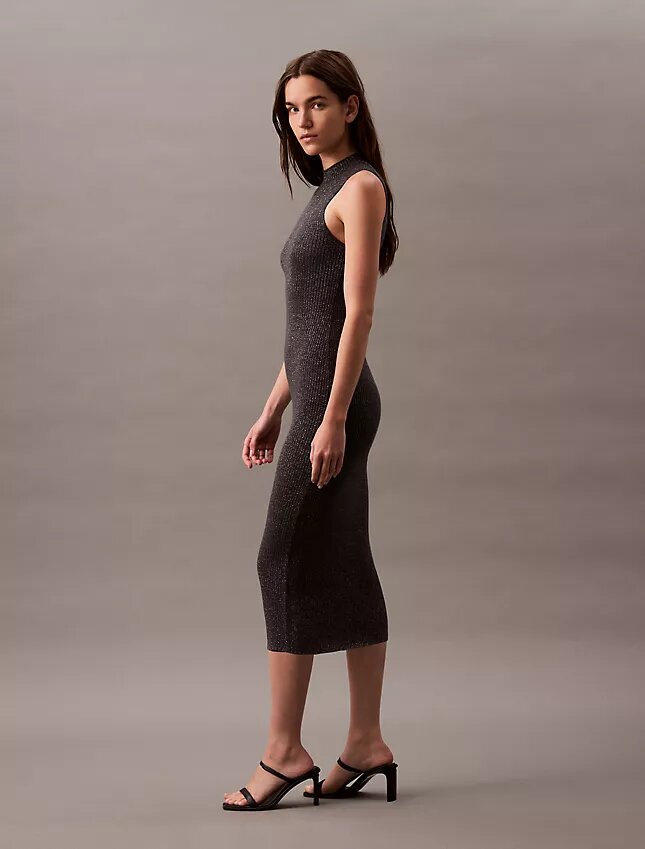 Lurex-midiklänning Lurex-midiklänning