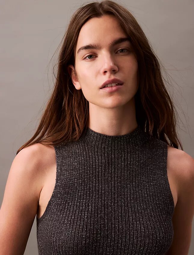 Lurex-midiklänning Lurex-midiklänning