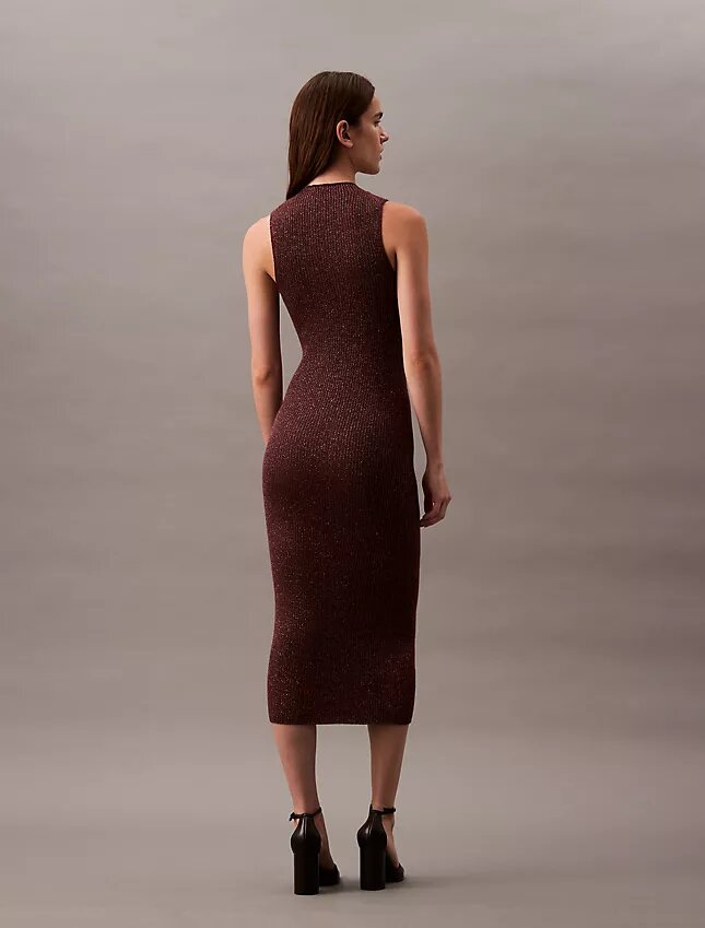 Lurex-midiklänning Lurex-midiklänning