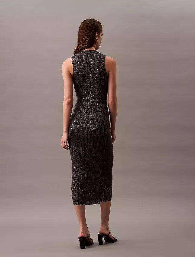 Lurex-midiklänning Lurex-midiklänning
