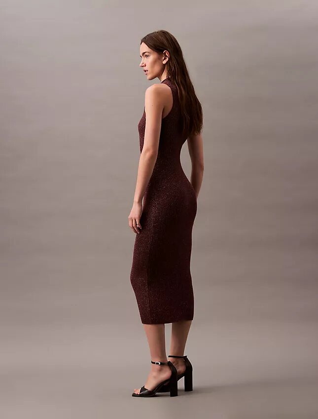Lurex-midiklänning Lurex-midiklänning
