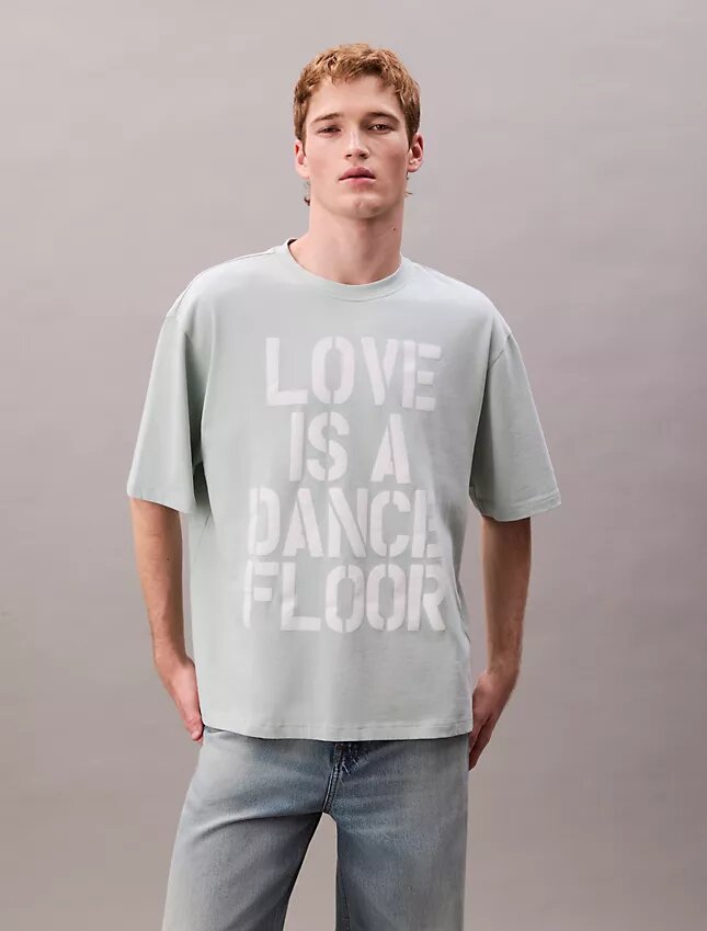 Marc Hundley Pride Love is a Dance Floor Relaxed T-shirt Marc Hundley Pride Love is a Dance Floor Relaxed T-shirt