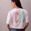 Marc Hundley Pride Viva Love kort och avslappnad T-shirt Marc Hundley Pride Viva Love kort och avslappnad T-shirt