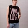 Marc Hundley Pride Viva Love Löst sittande linne Marc Hundley Pride Viva Love Löst sittande linne