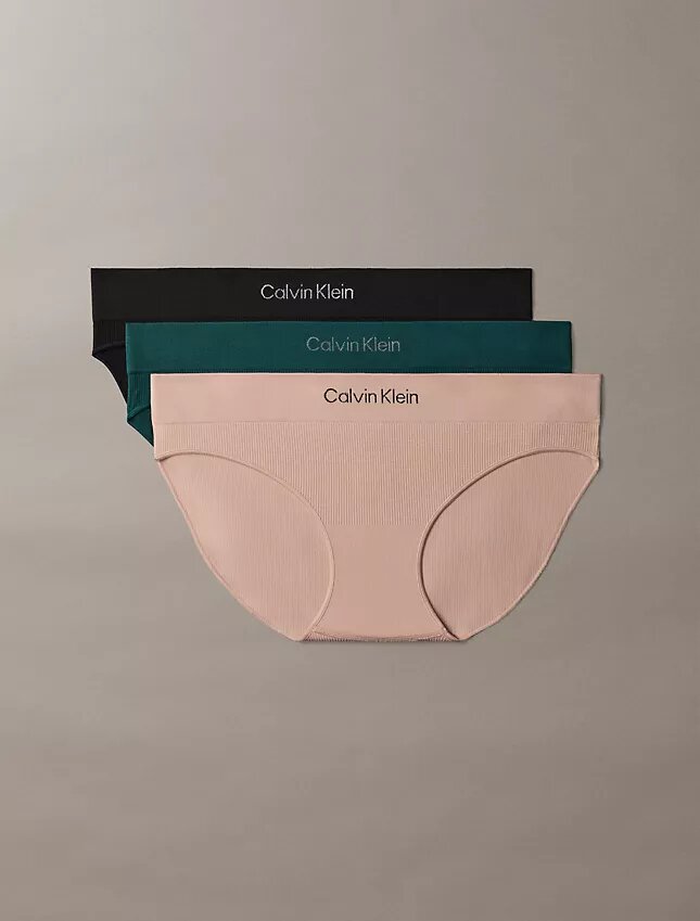 Microfiber, sömlös ribbad Bikini, 3-pack Microfiber, sömlös ribbad Bikini, 3-pack