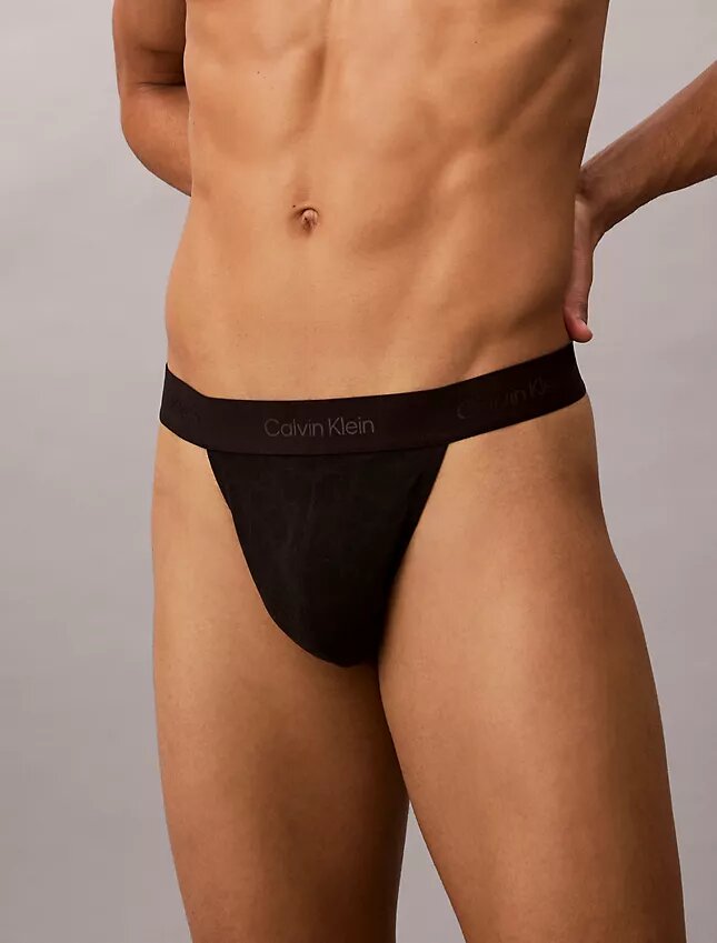 Microfiber-Thong med spets Microfiber-Thong med spets