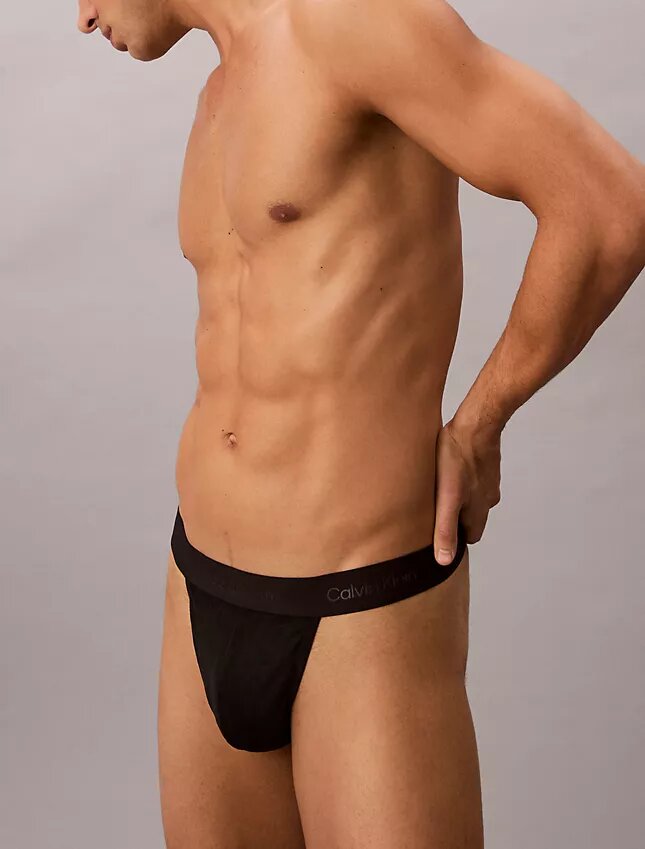 Microfiber-Thong med spets Microfiber-Thong med spets