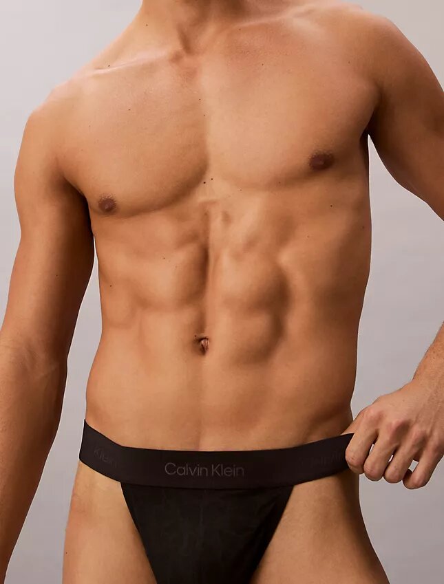 Microfiber-Thong med spets Microfiber-Thong med spets