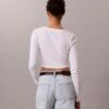 Midi-Denim-shorts med hög midja