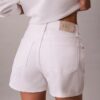 Midi-Denim-shorts med hög midja Midi-Denim-shorts med hög midja