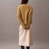 Midi-kjol i stretch-satin Midi-kjol i stretch-satin
