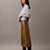 Midi-kjol i stretch-satin Midi-kjol i stretch-satin