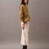 Midi-kjol i stretch-satin Midi-kjol i stretch-satin