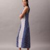 Midi-klänning i tryckt viskos-twill Midi-klänning i tryckt viskos-twill