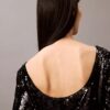 Midi-klänning med paljetter Midi-klänning med paljetter