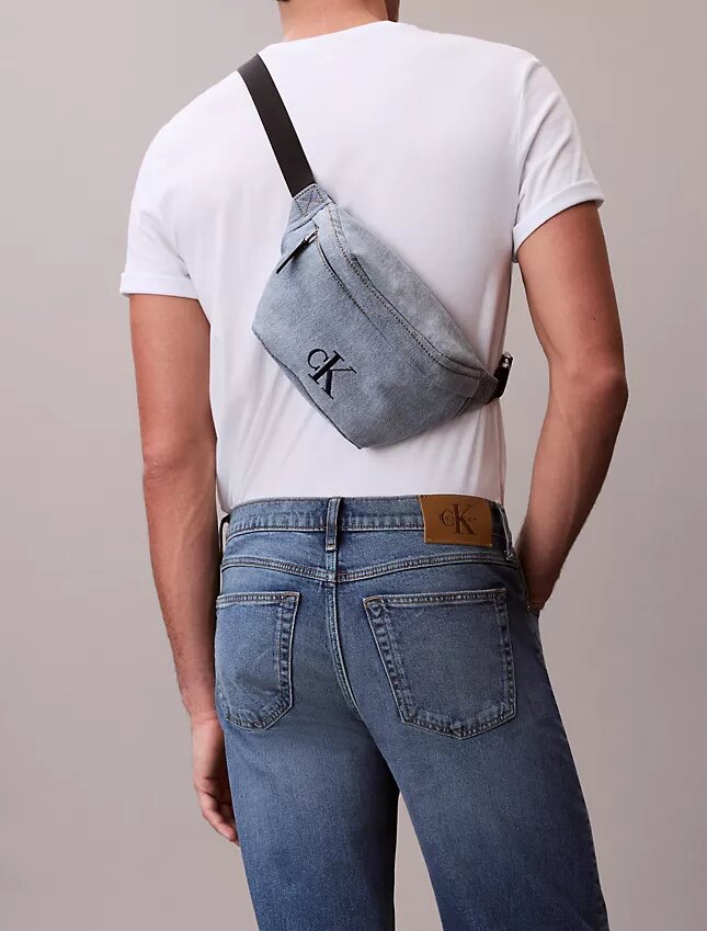 Midjeväska i denim Midjeväska i denim
