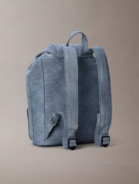 Mini-ryggsäck i Denim med logotyp