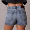 Mini-shorts i Denim