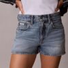 Mini-shorts i Denim